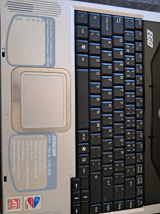 Portátil Gericom EGO 1560 XL DVD+RW