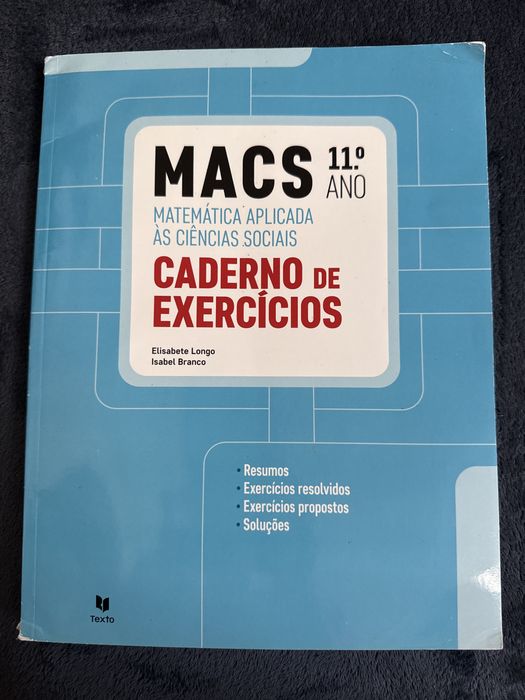 Caderno de exercicios MACS 11 ano
