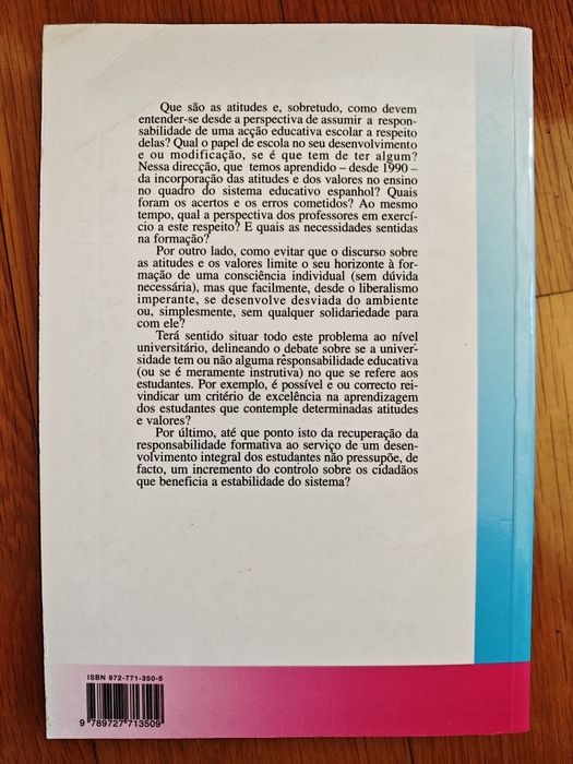 Atitudes e valores no ensino