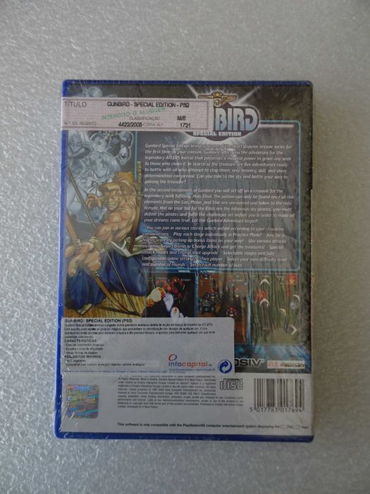 Jogo Playstation 2 - Gunbird Special Edition (selado)