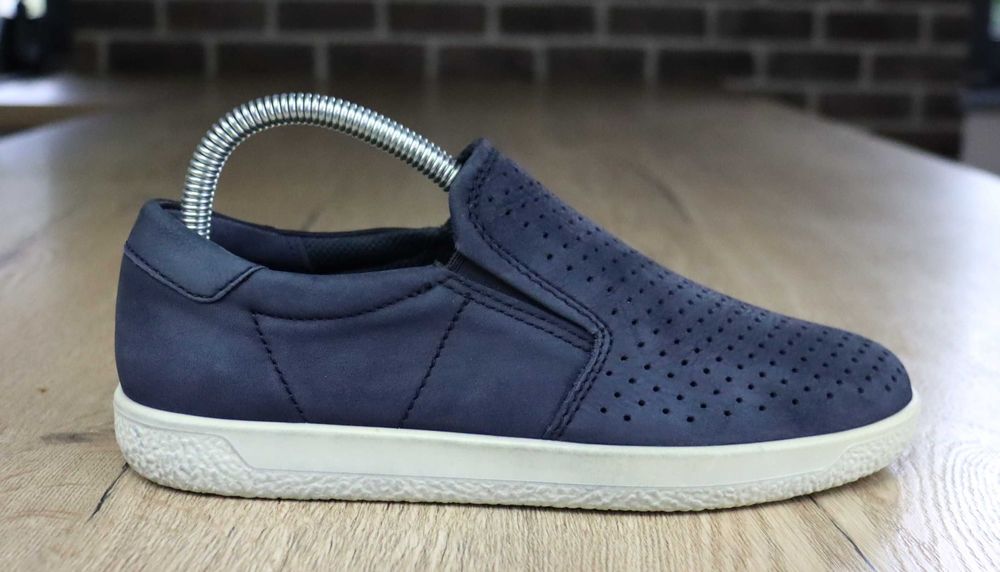 Ecco skórzane półbuty damskie 37 ( 24,5 cm)