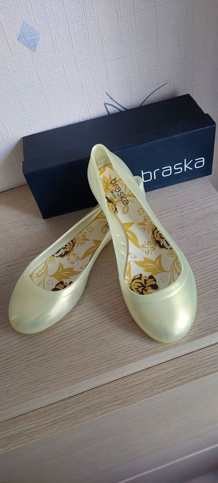 Braska балетки мыльницы силиконовые. На 40 р, стелька 26 см.