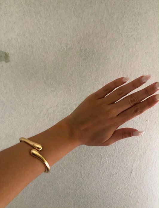 Pulseira Dourada Aço Inoxidável