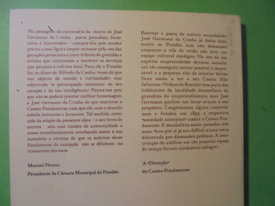 Fundão-Cunha (José Germano da);A Torre dos Namorados-Tradição