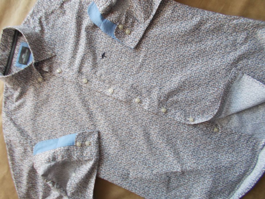 L FYNCH&HATTON Premium Designerska Koszula Męska L 41,5 cm Germany