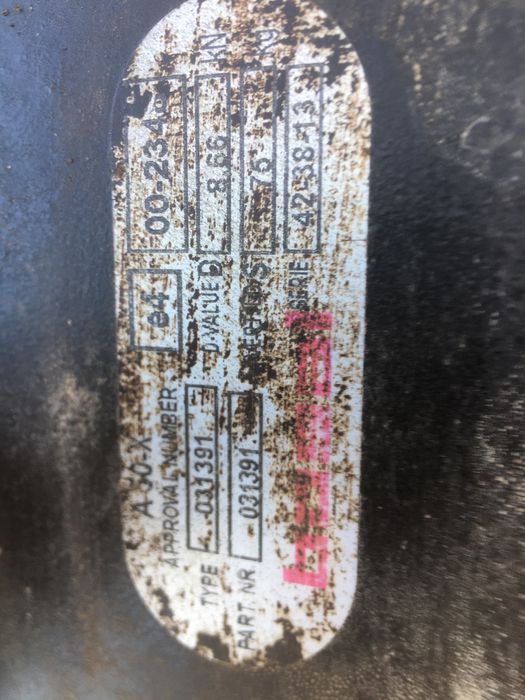 Hak holowniczy mitsubishi outlander I od03-07 rok