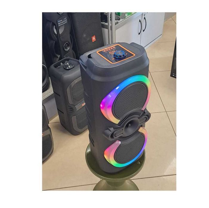Караоке колонка 62см + бездротовий мікрофон, гучний бас, 20W !