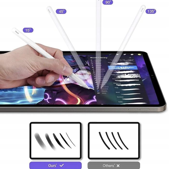 BOUTOP Aktywny magnetyczny indukcyjny rysik do Apple iPad