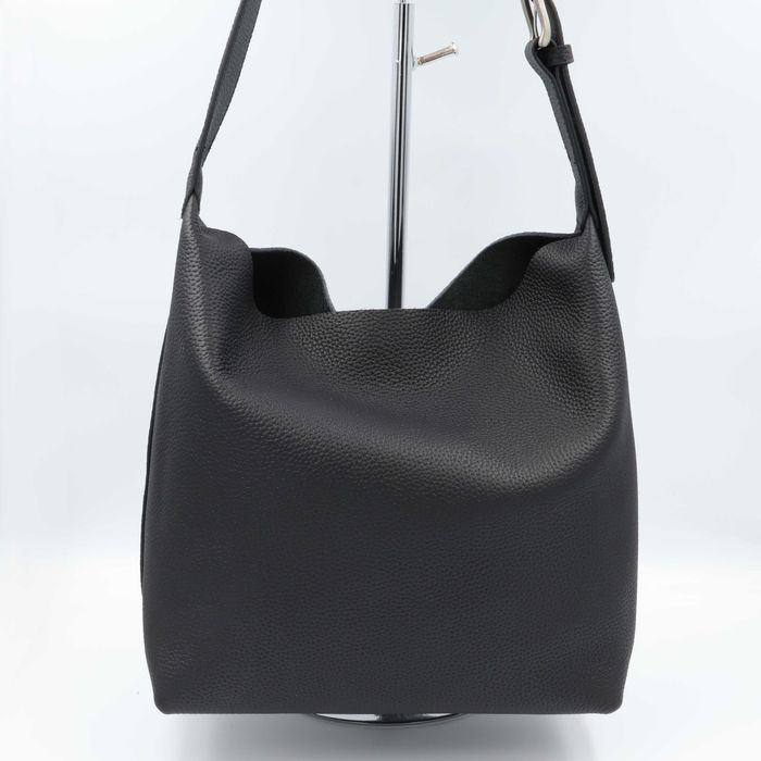 Сумка жіноча шкіряна leather 5033 Black Сумка женская кожаная