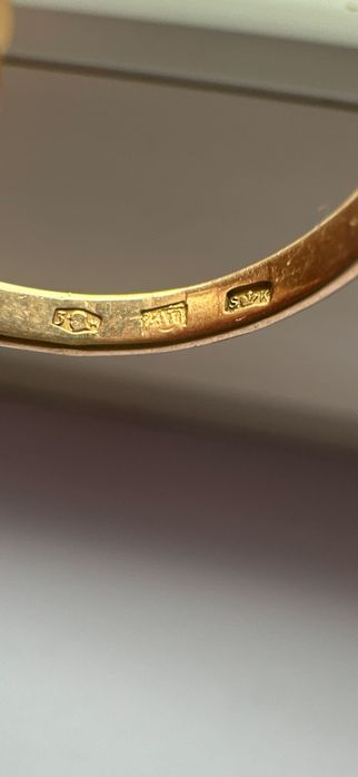 Złota obrączka złoto 585 ocechowana 2,73g