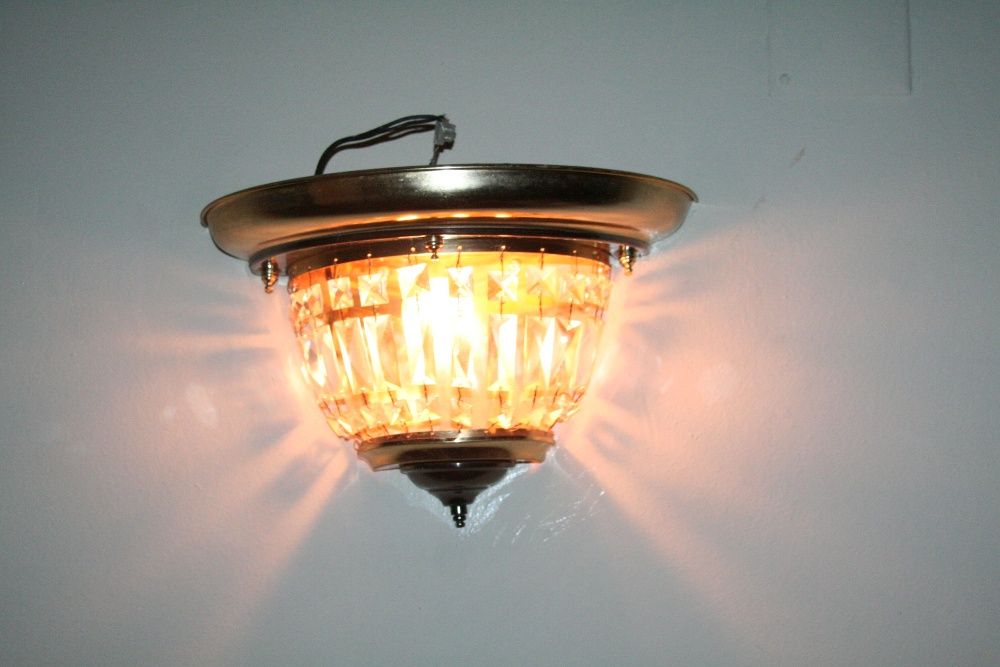 Candeeiro de Parede - Cristais - Iluminação