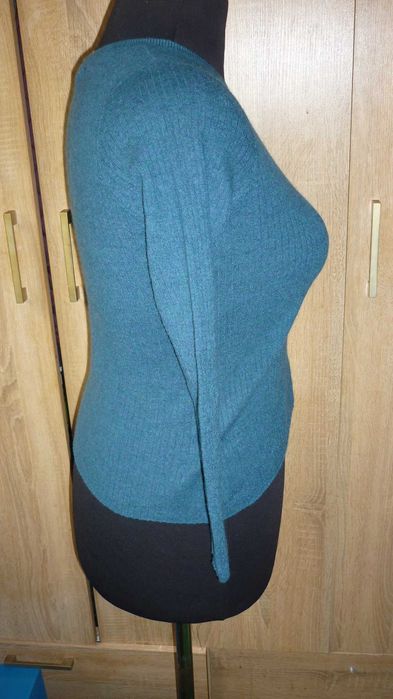 Max Studio- wełniany sweter r; M 100% merino