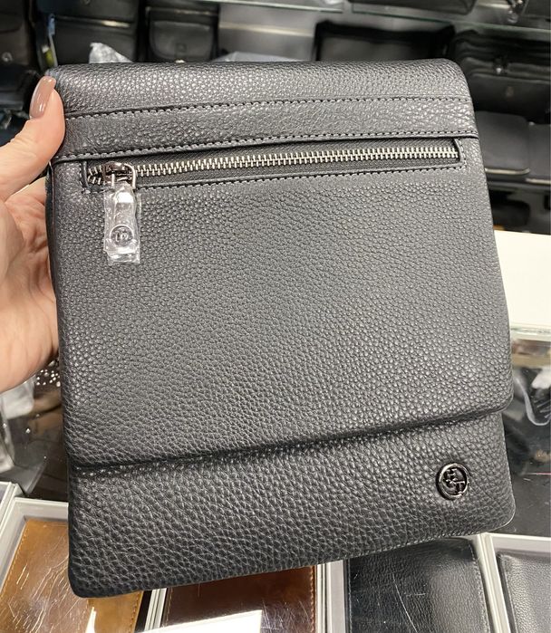 HT Leather чоловіча сумка планшет шкіряна мужская сумка планшет