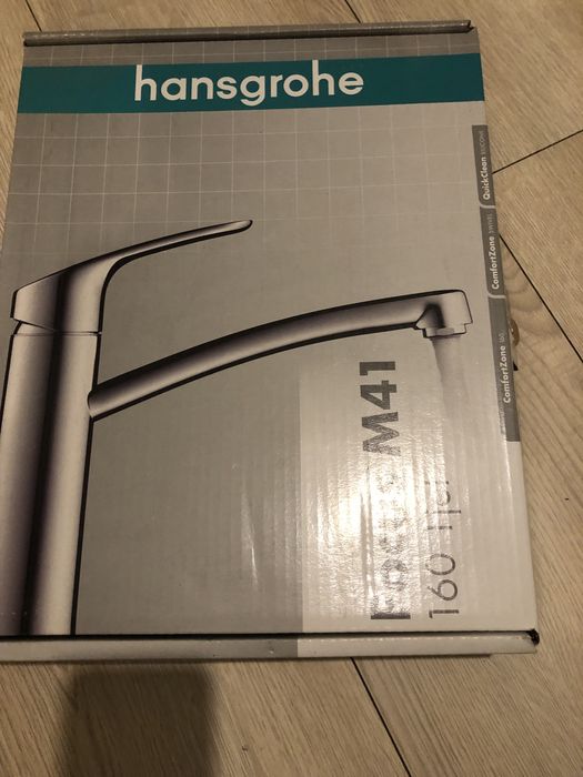 Hansgrohe Focus M41 bateria kuchenna stojąca stalowa