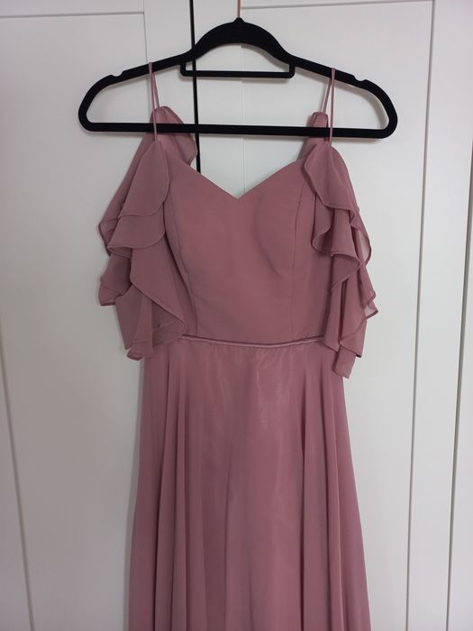 Vestido rosa velho claro