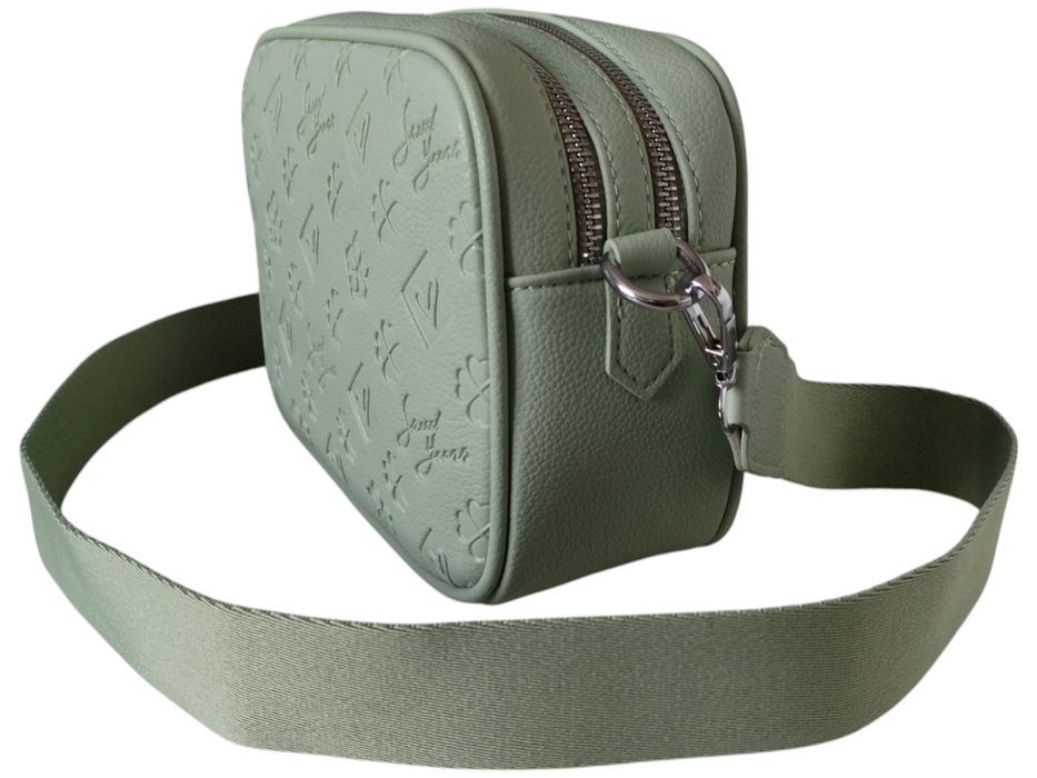 Torebka Damska Listonoszka Na Ramię Zielona Miejska