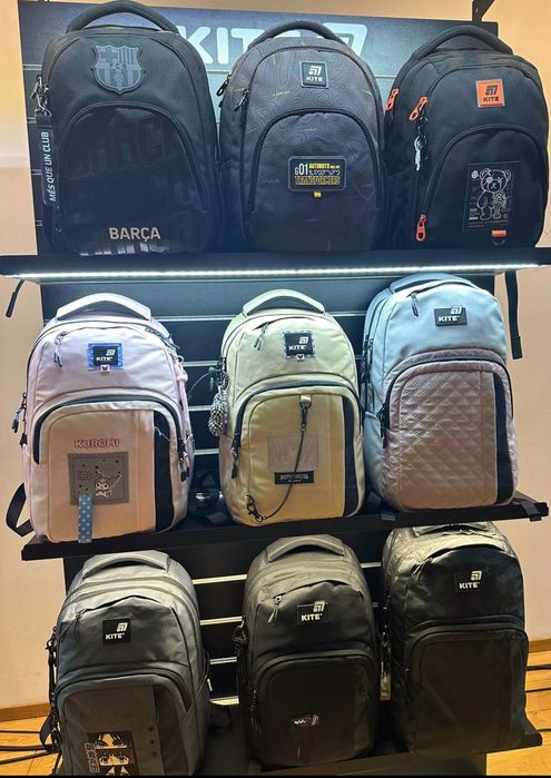 рюкзак Kite K22-8001L-1 + бафф для девочки 145-175 см