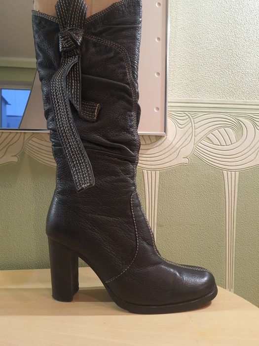 Сапоги Италия Кожа