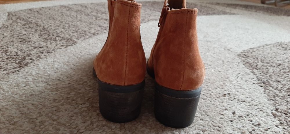 Skórzane botki Pier One r.39