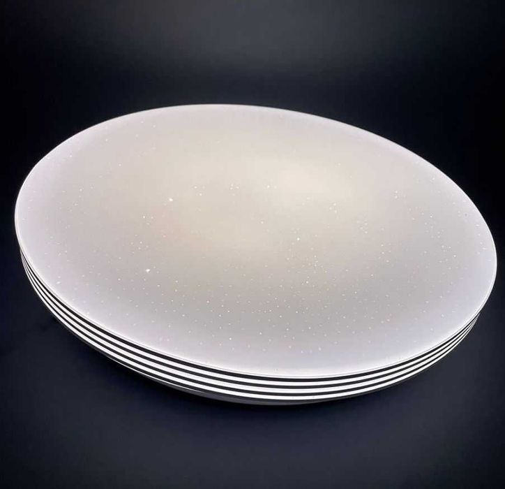 Потолочная LED люстра Серебро 24-90W – светильник, бра, пульт