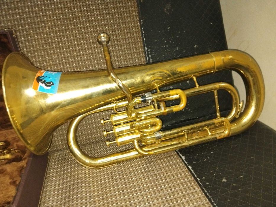Eufonium Yamaha YEP-201 i Kornet Buescher BU-9 ML w futerałach