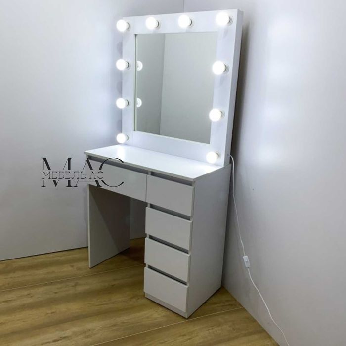 Стол визажны бровиста бьюти Туалетний гримерный столик макияжный,