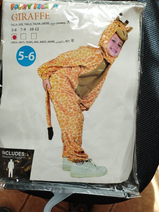 Fato de Carnaval girafa