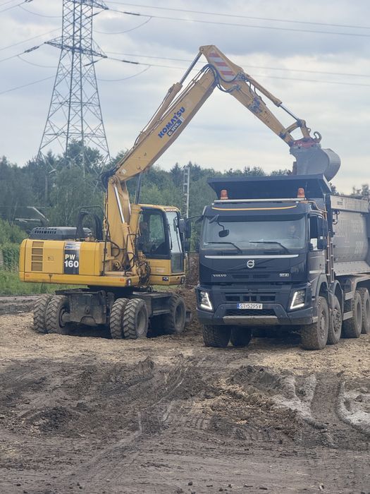 Stabilizacja gruntu – ciągnik z recyklerem i operatorem | Śląsk