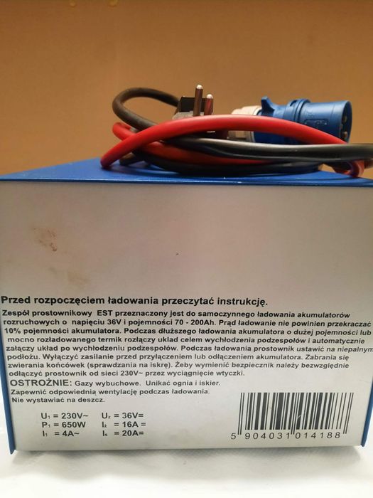 Prostownik stef-pol est - 331 36V/20A