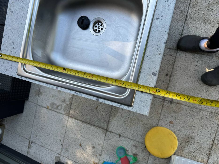 Zlew zlewozmywak dwukomorowy do domu, na ogrod, budowe