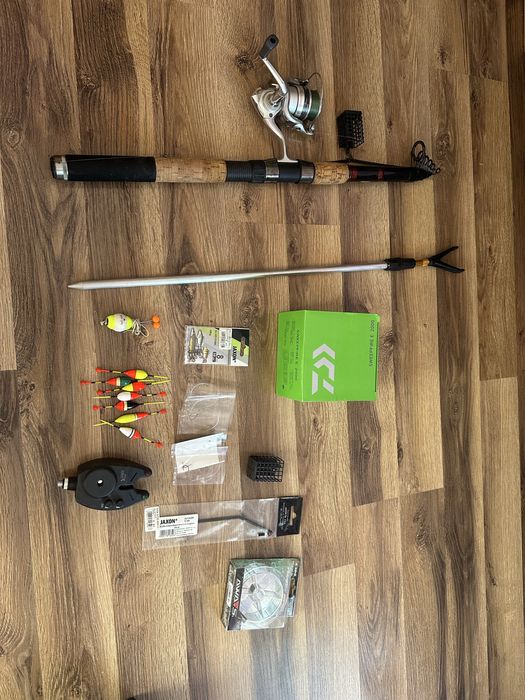 wedka jaxon nowa + dodatki