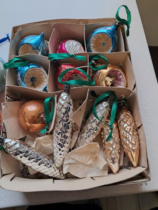 Ozdoby choinkowe z PRL-U