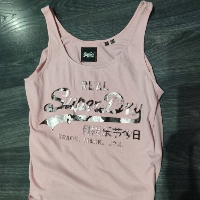 Майка женская Superdry с винтажным логотипом и фотографией Rose