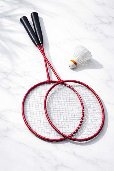 Набор для бадминтона 2 ракетки и воланчик ,ракетки для бадминтона 60см