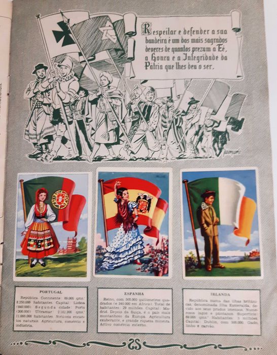 Caderneta de Cromos "Bandeiras do Universo"