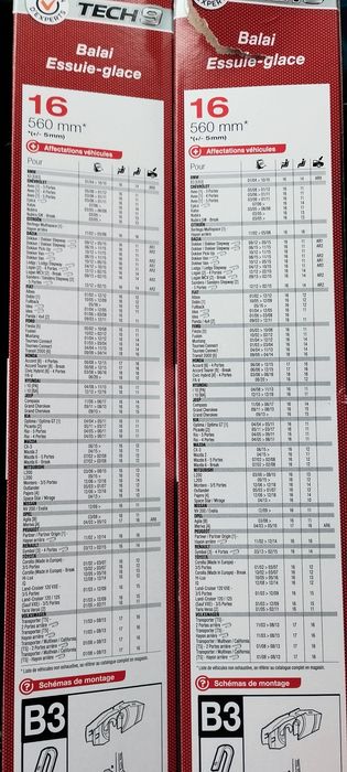 Escovas limpa para brisas  - novo.