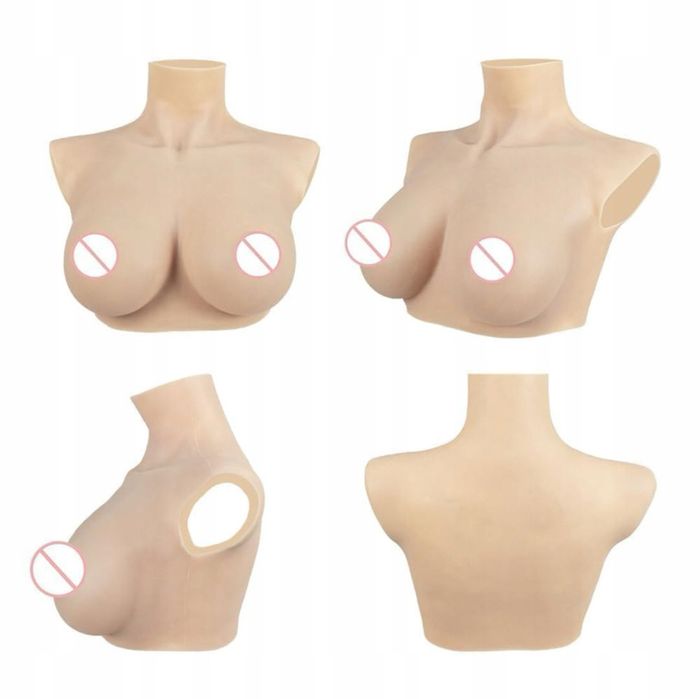 Silikonowe protezy piersi do cosplayu miseczka CG