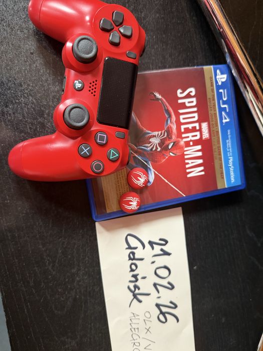 Zestaw pad plus gra, Pad DualShock 4 plus gra Spider-Man
