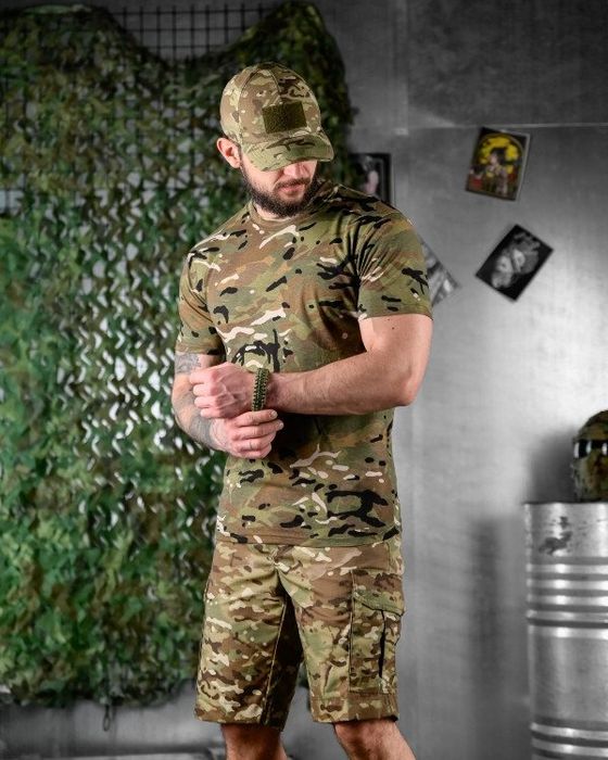 Тактичний літній комплект форми Multicam 4в1 для військових ЗСУ форма літня