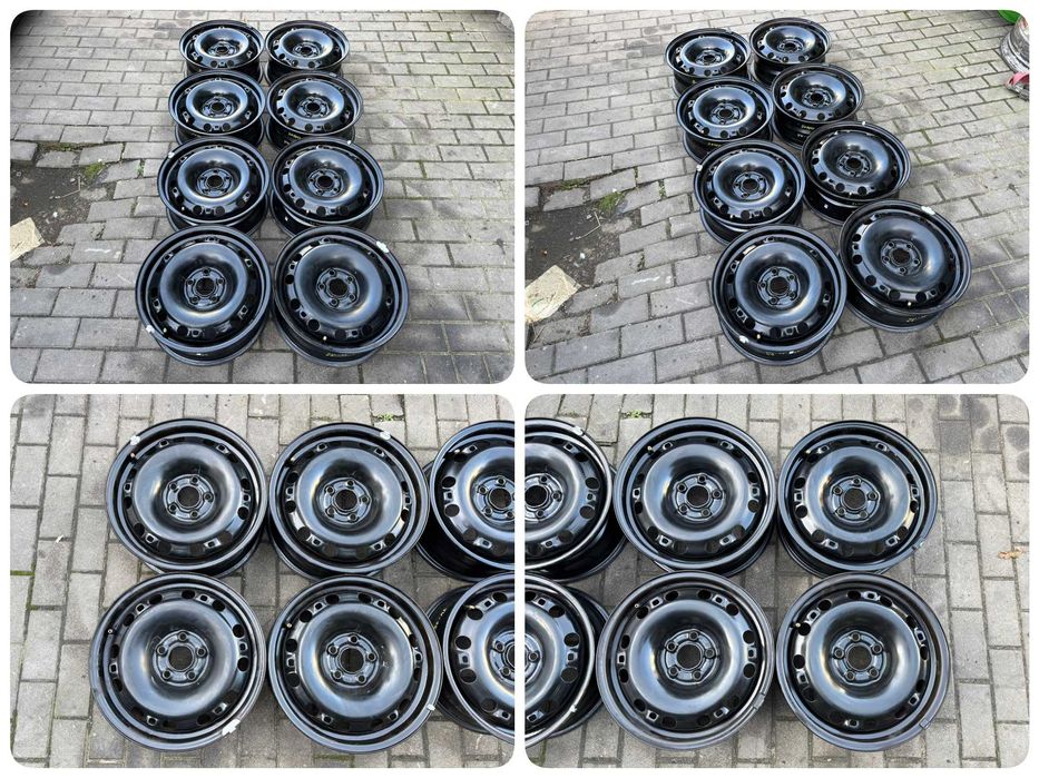 FELGI STAL STALOWE 15 Skoda Seat Audi VW 5x100 6J ET43 / ET38 ORG