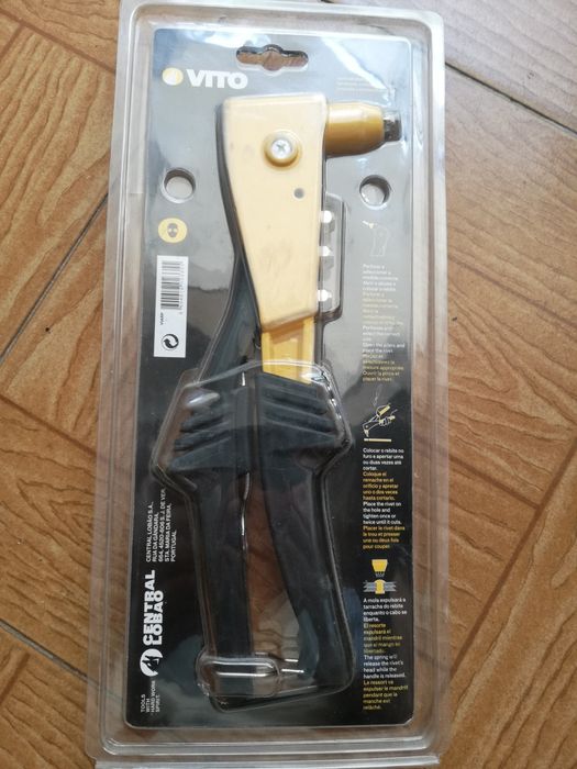 Ferramentas Vito máquina Rebitar PROFESSIONAL e Fita métrica NOVAS