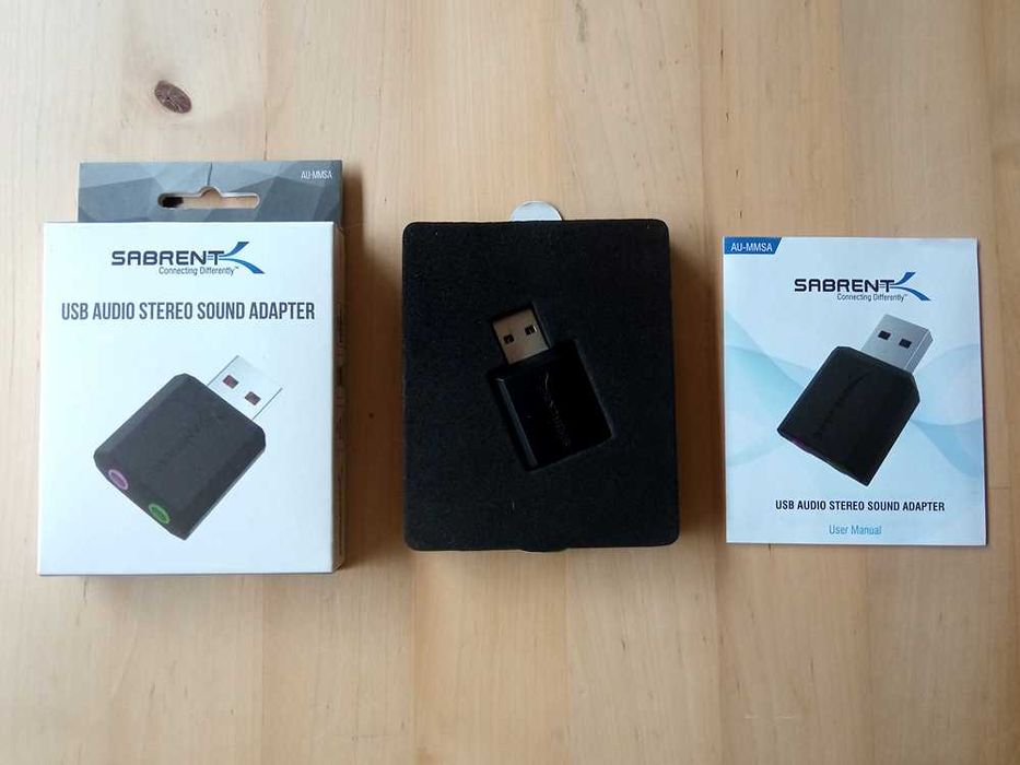 Placa De Som Externa USB - Sabrent64586136401922121