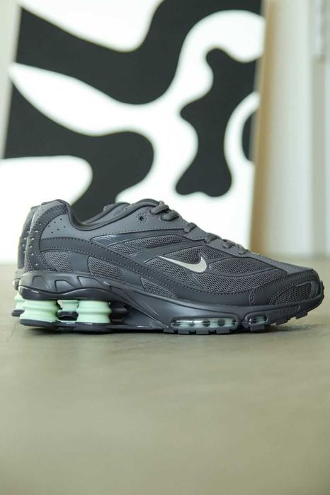 Мужские кроссовки Nike Shox Ride 2 Anthracite/Jade Horizon-Iron Grey.