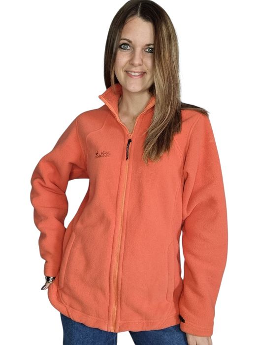 Pomarańczowa kurtka z polarem jack wolfskin rozmiar L/xl 40/42