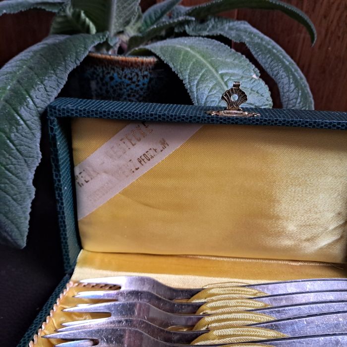 Widelczyki posrebrzane Wenz 90