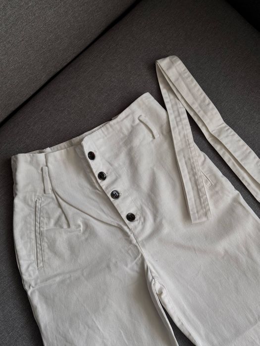 Білі прямі джинси H&M