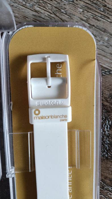 Zegarek Swatch biały nowy prezent na komunię