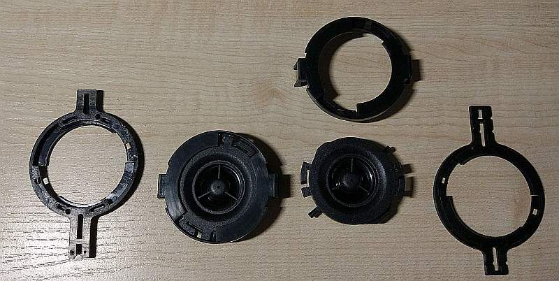 głośniki 87mm wysokotonowe z kondensator em 80W/4ohm