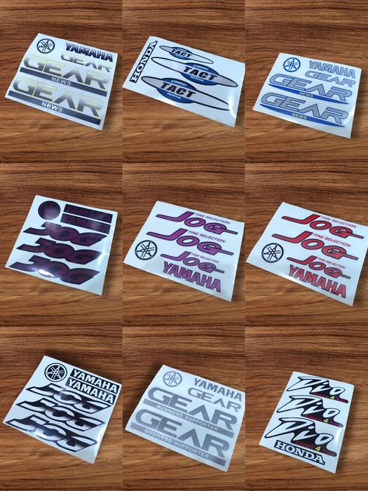 Наклейки на мотоцикл мопед скутер сузуки летс 2 Suzuki lets