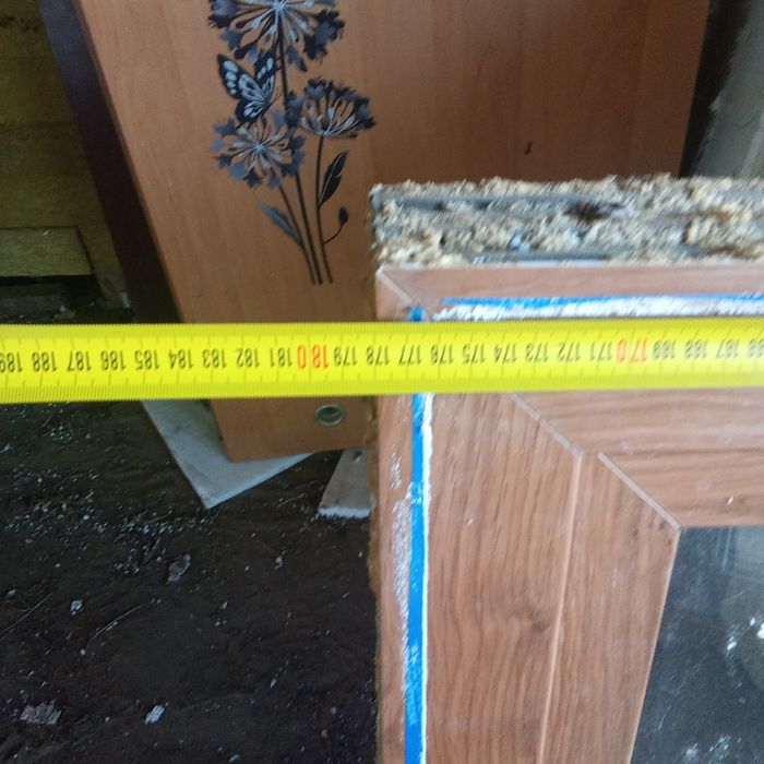 Okno 100x 178,  kolorze winchester